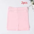 2pcs/lot Children Girls Underwear Kids Briefs Child Modert Ice Panties Solid color Flash-proof Shorts.