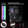 ARGB PSU Power Supply Extension Cable RGB Flow ATX 24Pin PCIe GPU Dual Triple 8-Pin 3x3 Pin Cord Motherboard Extension Cable.