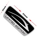 3D Epoxy Resin Sticker For Motorcycle Limited Edition Emblem Logo Decals. 