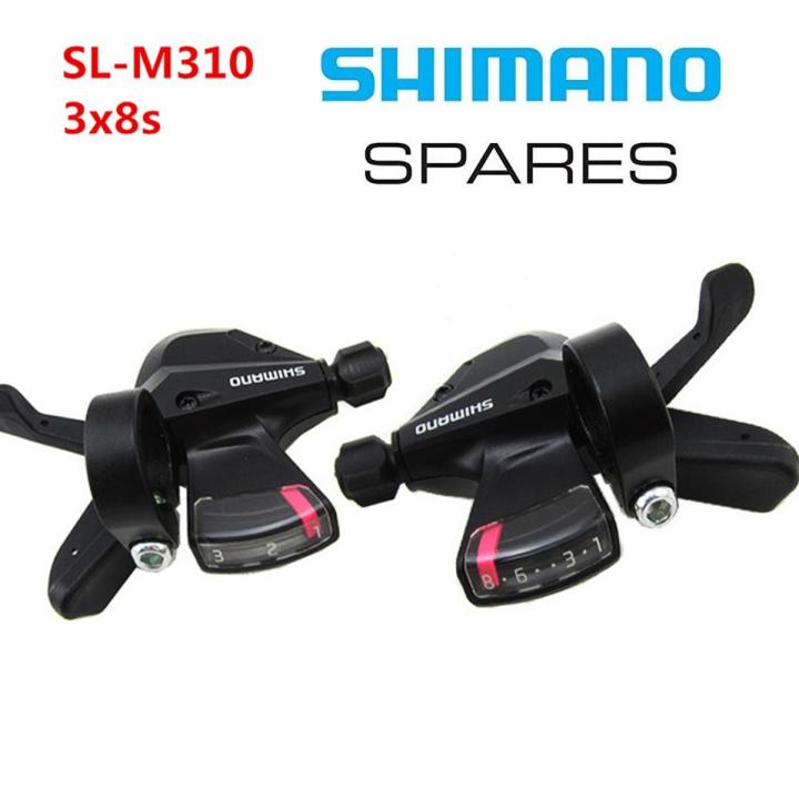 SL M310 3x8 Speed Shimano MTB Mountain Bike Bicycle Thumb Gear Shifter Trigger Lever Black Daraz .bd