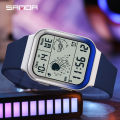 Sanda Fashion Men's Watches Digital Wristwatch 50M Waterproof Sports Casual Watch for Male Clock Relogios Masculino 6052.
