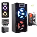 Party Wireless Bluetooth Dual Speaker Box With bombasting sound quality.