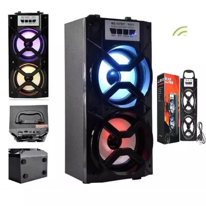 Party Wireless Bluetooth Dual Speaker Box With bombasting sound quality