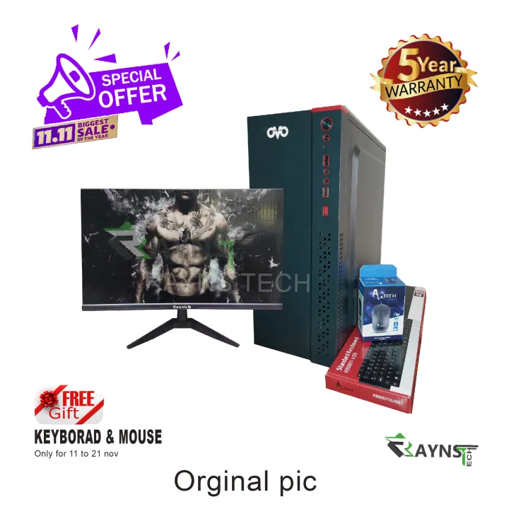 Intel%20Dual%20Core%20RAM%204GB%20HDD%20500GB%20Intel%20HD%20Graphics%20For%20All%20Regular%20Work%20And%20Monitor%2019%20Inch%20Full%20NEW%20Desktop%20Computer%20-%20Image%203