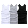 3Pcs/lot Man's Cotton Solid Seamless Underwear Brand Clothing Mens Sleeveless TaVest Comfortable Undershirt Mens Undershirts.