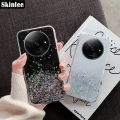 Phone case For Redmi A3 Back cover Full Stars Moon Glitter Bling Sequins Starry Sky Transparent Soft Cover For Mi Xiaomi Redmi A3 Cover cases. 