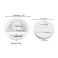 Silica Halloween Sausage Mold Good Quality 11.8cm White Gypsum Mold Cement Gypsum Silicone Mold for Pendant Candle.