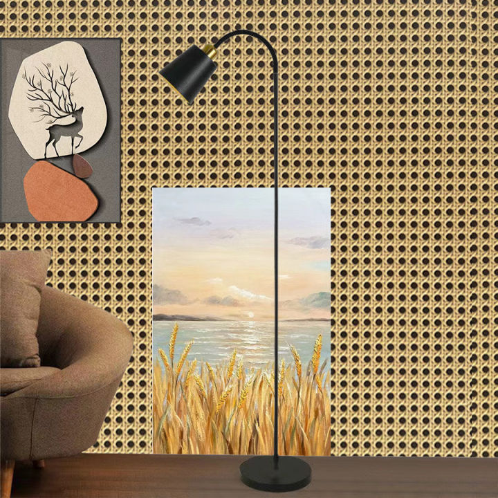 Rattan%20Pattern%20Honeycomb%20Lattice%20Self-adhesive%20Entrance%20Hall%20Waterproof%20Mildew-proof%20Wallpaper%20Chinese%20Style%20Homestay%20Decoration%20-%20Image%203