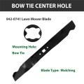 942-0741A Lawn Mower Mulching Blade Replace 742-0741 for TB280ES 247 Series Push Mower - 21Inch Deck. 