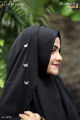 Butterfly Full Coverage One Loop Ready Hijab. 