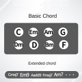Chord Machine, Guitar Auxiliary Artifact,Chord Practice New Black. 