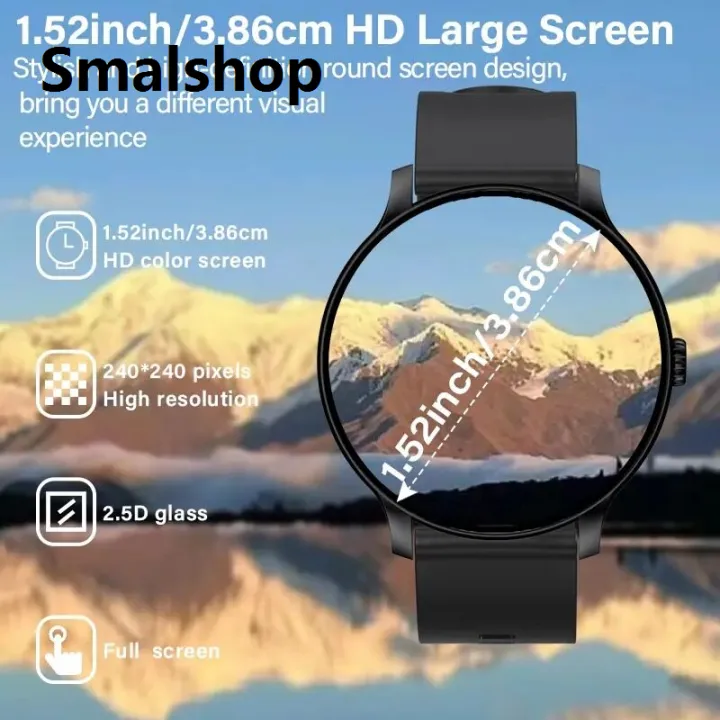 Smalshop%20LAXASFIT%20GT2%20Pro%20Smart%20Watch%201.52%20in%20HD%20AMOLED%20Screen%20Women's%20Smartwatch%20Bluetooth%20Call%20Blood%20Heart%20Rate%20Monitor%20Sport%20Fitness%20For%20Android%20Phone%20pk%20T2%20Pro%20Active%20Watch%20-%20Image%204