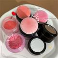 Vigorous Air Cushion Blusher Loose Powder Velvet Matte Face Rouge Monochrome High Color Rendering Lasting for Lazy People Makeup. 