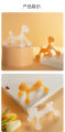 Baby teether cartoon style pony silicone anti-eating hand teether baby molar stick boiled in water high temperature bite gum fun -1pcs.