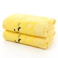 （New）25*50cm Children Towel Comfortable Bamboo Fiber uper oft Kid Cute Kitten trong Water Aborbing High End Towel High Quality. 