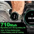 Xiaomi 1.85-inch ultra HD smartwatch, GPS track, HD Bluetooth call; 710 mah large battery 400+ dial, suitable for Huawei. 