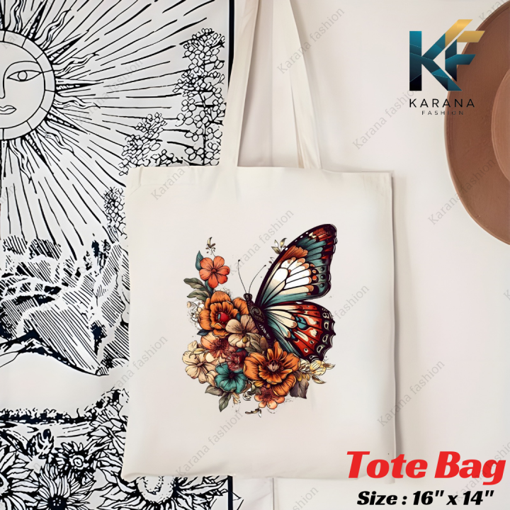3D%20colourful%20butterfly%20art%20design%20printed%20Canvas%20Tote%20Bag%20with%20Zipper%20for%20ladies%20-%20Image%202