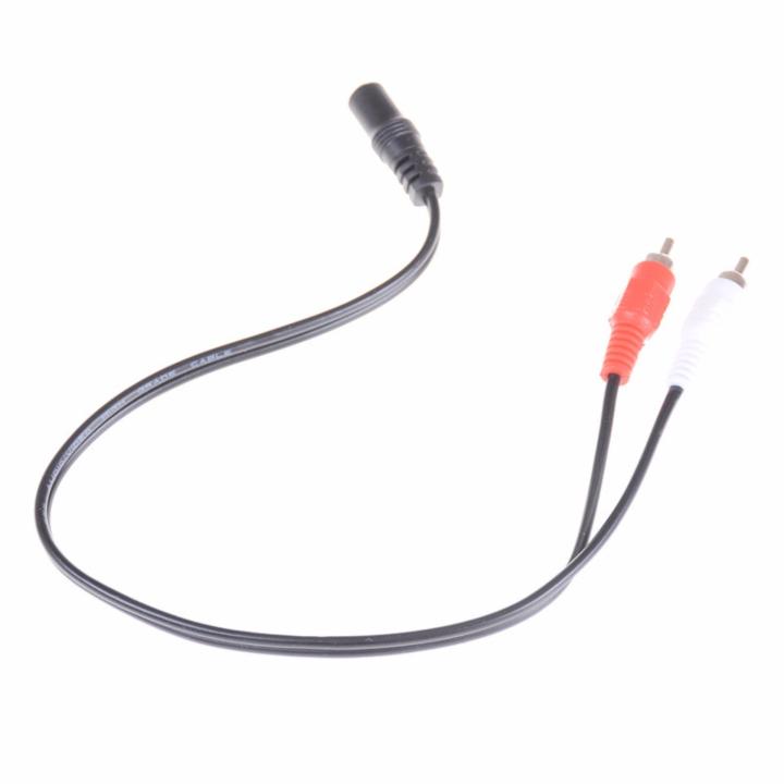flowers%203.5mm%201/8''%20Stereo%20Female%20To%202%20Male%20Rca%20Jack%20Adapter%20Aux%20Audio%20Y%20Cable%20-%20Image%203