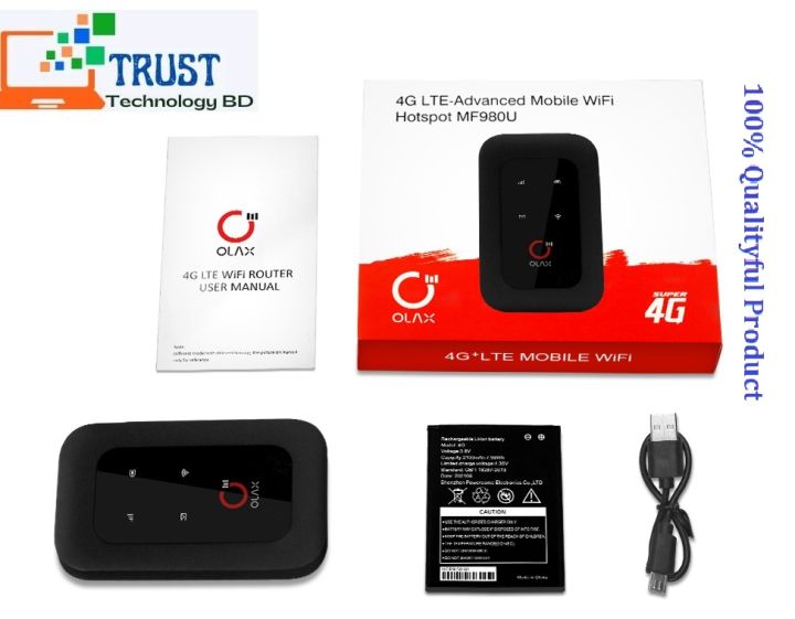 Mobile Wifi 980L 0llax Router Pocket Wifi Hotspot Wireless