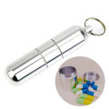 Mini Box Cigarete Case Holder Capsule Portable Aluminum Alloy Waterproof Round Pocket Lighter. 