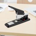 Manual Desktop Stapler 200 Sheets Heavy Duty Stapler Portable Metal Binding Stationery Effortless Stapler for Office Dormitory minghao. 