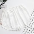 Women's Solid Color Pajama Shorts Fashion Safety Shorts Summer Cool Comfortable Sleeping Shorts Simple Home Clothing. 
