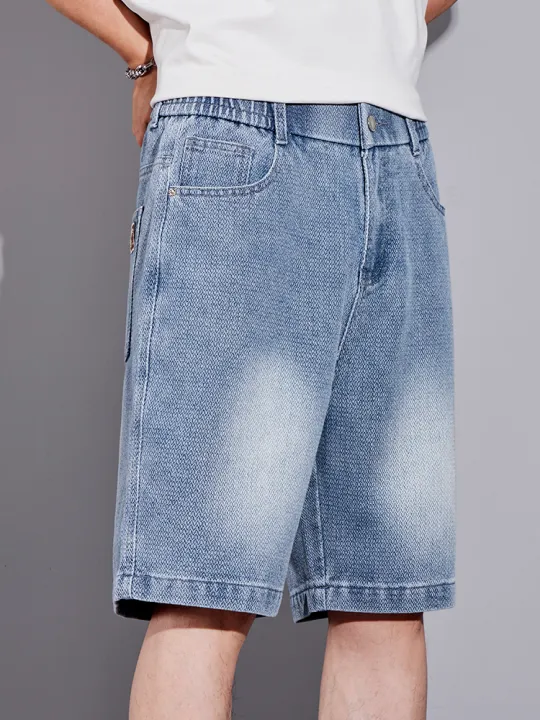 New%20in%20Men's%20Baggy%20Denim%20Shorts%20Starry%20Sky%20Fabric%20Soft%20Straight%20Vintage%20Casual%20Fashion%20Wide%20Short%20Jeans%20Streetwear%20-%20Image%205