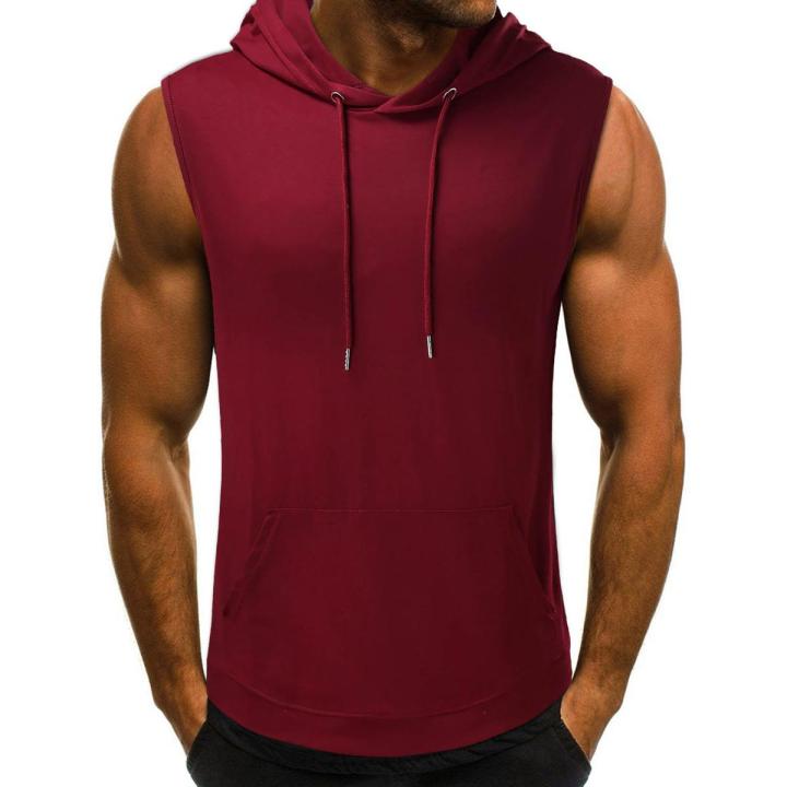 Men Sweatshirt Sleeveless Autumn Spring Casual Hoodies Top Boy Blouse Tracksuits Sweatshirts Hoodies Fashion Srts Fitness Vest