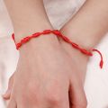 2pcs Handmade 7 Knots Red String Roped Bracelet for Friends Couple Friendship Braid Rope Bracelets Wristbands. 
