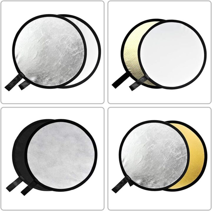 Godox%2031%E2%80%9D/80cm%20Light%20Reflector%20Diffuser,5-in-1%20Portable%20Collapsible%20Round%20Multi%20Disc%20with%20Holder%20Clip%20&%20Bag%20for%20Studio%20Shooting,Video%20Location,Portrait%20Photography-Gold,Silver,White,Black,Translucent%20-%20Image%202