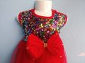 Summer Kid Baby Girls Floral Long  Wedding Party Dresses and birthday Dresses. 