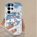 Sanrio Kuromi Hello Kitty Wave Soft Phone Case For Samsung Galaxy S24 Ultra S23 S22 Plus S21 S20 FE A15 A25 A55 A35 A14 A24 A34.
