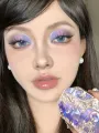 Flower Knows Makeup Moonlight Mermaid Eyeshadow Palette 5-Color Matte Shimmer Chameleon Women Beauty Eye Shadow Flowers Know. 