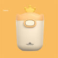 Crown Baby Milk Powder Box Portable Large Capacity Cute Supplementary Food Box Small Mini Baby Moisture Proof Storage Tank. 