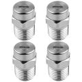 Durable 4 Pcs Pressure Washer Surface Cleaner Nozzle Replacement Thread Type Spray Nozzle to Water Broom and Undercarriage Cleaner,40 Degree 2.5 Orifice Spray Ti.