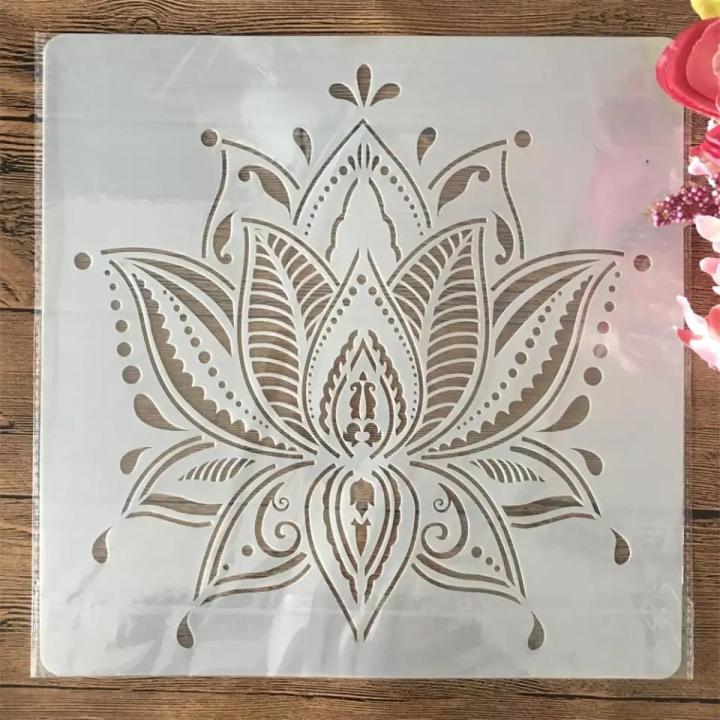 Stencil for Wall & Fashion Painting Template 10in by 10in.