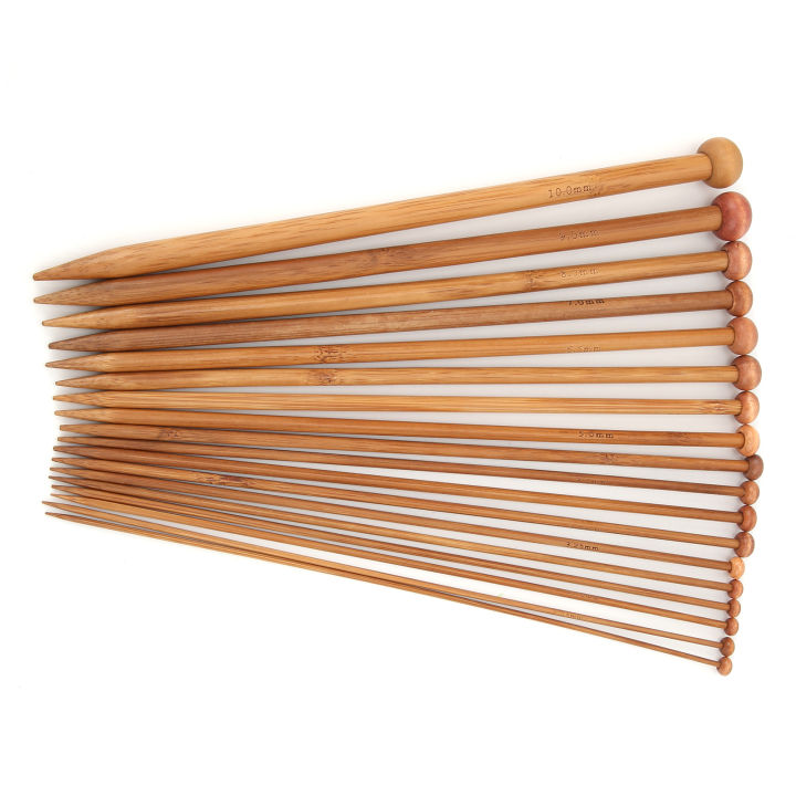 36%20Pcs%20Knitting%20Needles%20DIY%20Carbonized%20Bamboo%20Single%20Point%20Wool%20Netting%20Needle%20-%20Image%203
