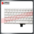 Original A1342 US UK France Spanish Keyboard For Macbook Air 13 White A1342 US UK FR SP Keyboards Layout Replacement. 