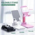 T1 Universal Ergonomic Collapsible Adjustable Desktop Tablet Mobile Phone Holder.