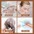 Polygonum Multiflorum Anti-mite Oil Control Hair Soap Deep Cleaning White Hair Turns Black Thicker Dandruff Removal Repair Moisturize Damaged Hair Handmade Soap. 