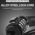 Durable 4-Digit Combination Motorcycle Helmet Lock Chain – Anti-Theft, Portable Steel Cable for Bikes, Scooters, Strollers (2m Stretchable, Keyless Security).