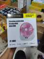 Jy super 1880 fan lithium rechargeable mini table fan with LED light. 
