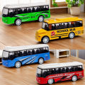 Toy Alloy Bus Alloy Bus Car Model Children's Toy Bus Metal Car Model Toy Car. 