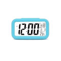 LCD Digital Electronic Alarm Clock Backlight Time With Calendar + Thermometer. 