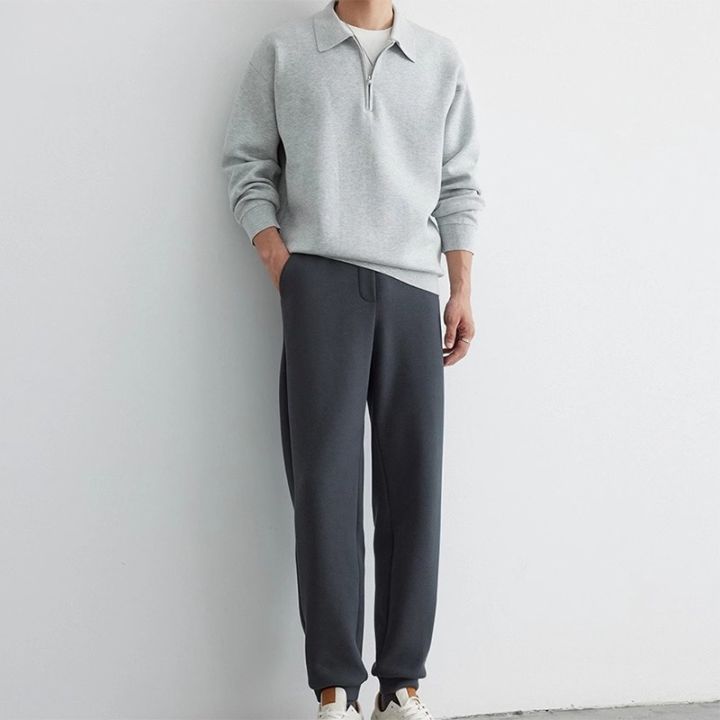 Casual%20Polo%20Collar%20Sweater%20Men%20Autumn%20Long%20Sleeve%20Lapel%20Zipper%20Polo%20Shirts%20For%20Mens%20Clothes%20Fashion%20Solid%20Color%20Knitting%20Jumpers%20-%20Image%205