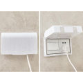Double 86 type switch self-adhesive waterproof cover wall switch anti splash box. 