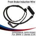 For BMW 5 Series E39 Front brake induction line 34352229018 34351163065 Single. 