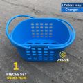 Plastic Baby Basket With Double Handle, Carry Small Storage Basket 1 PIECES. 