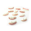Single Piece Halloween Teeth Decorative Plastic Flexible Dentures Realistic Vampire Teeth for Halloween Party Children Cosplay. 