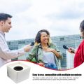 Microphone Logo Flag Station Square Shaped In-terview KTV Mic Station Cube Interviews Box ABS Prop Stand News Reporter Injection. 